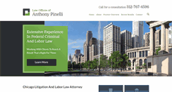Desktop Screenshot of pinellilaw.com