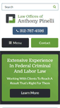 Mobile Screenshot of pinellilaw.com